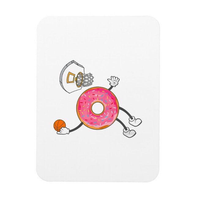 Dunking Doughnut Hole Food Champ Magnet (Vertical)