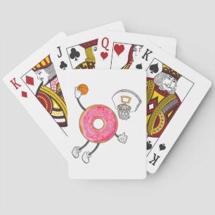 Dunking Doughnut Hole Food Champ Playing Cards