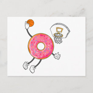 Dunking Doughnut Hole Food Champ Postcard