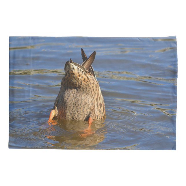 Dunking Duck Pillowcase (Back)