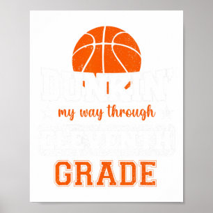 Dunking My Way Through 11th Grade Basketball Back  Poster