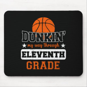 Dunking My Way Through 11th Grade Bysketbyll Byck Mouse Pad
