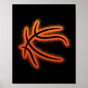 Dunking Sketll Player Men Sketll Boys Poster