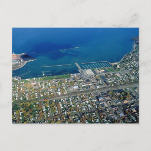 Dunkirk Aerial Photograph Postcard