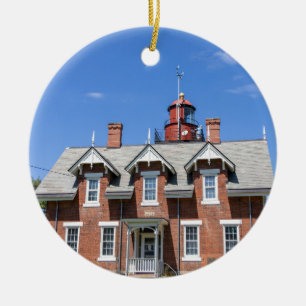 Dunkirk Lighthouse Ceramic Ornament