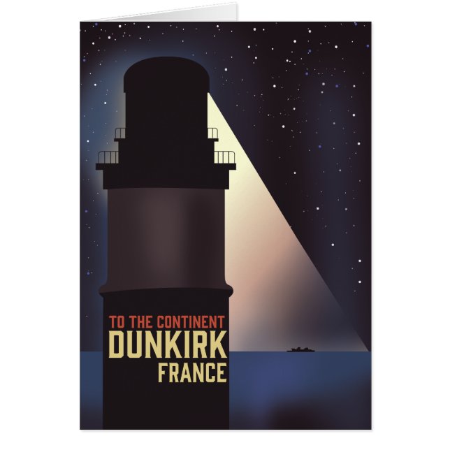 Dunkirk Lighthouse travel poster. (Front)