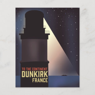 Dunkirk Lighthouse travel poster. Photo Print