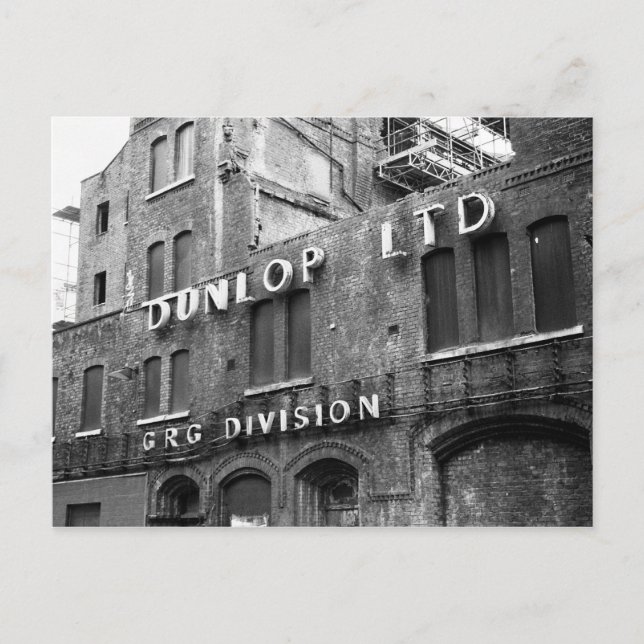 Dunlop Building, Manchester Postcard (Front)