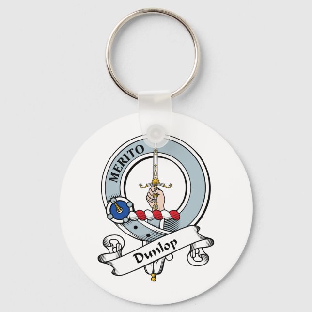 Dunlop Clan Badge Key Ring (Front)