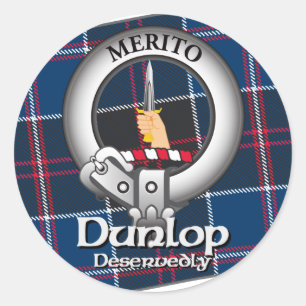 Dunlop Clan Classic Round Sticker