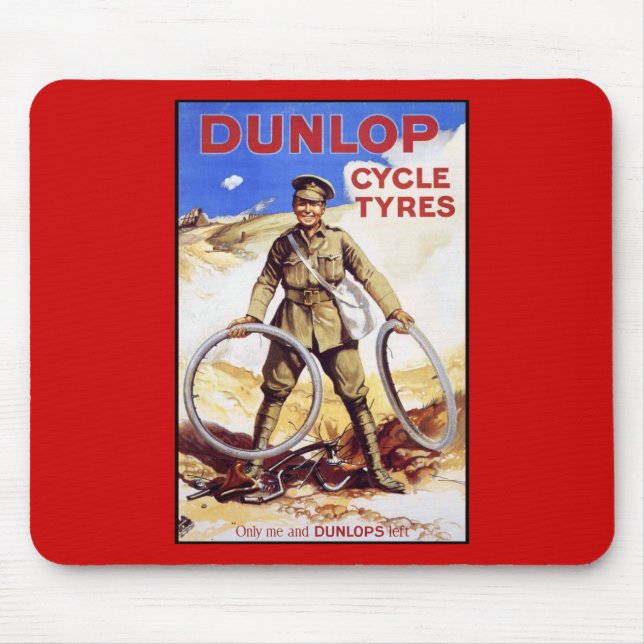 Dunlop Cycle Tyres Mouse Pad (Front)