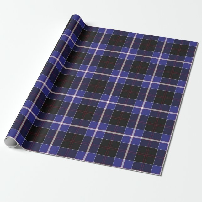 Dunlop Tartan Wrapping Paper (Unrolled)