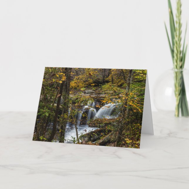 Dunloup Creek Falls | West Virginia Card (Front)