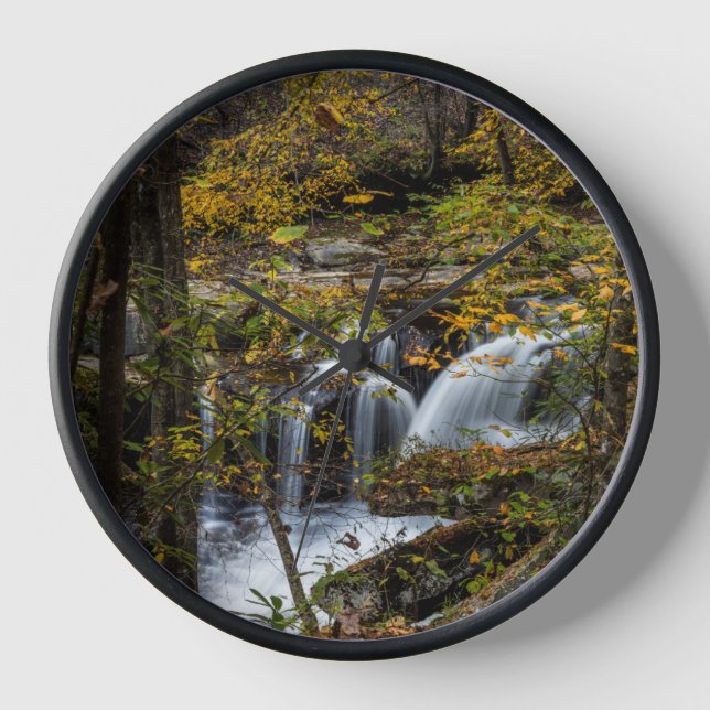 Dunloup Creek Falls | West Virginia Clock (Front)