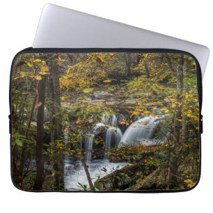 Dunloup Creek Falls West Virginia Laptop Sleeve