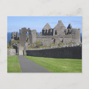 Dunluce Castle near Bushmills and Portrush, 2 Postcard
