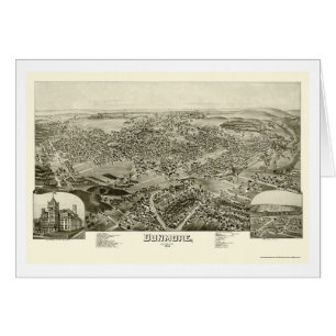 Dunmore, PA Panoramic Map - 1892