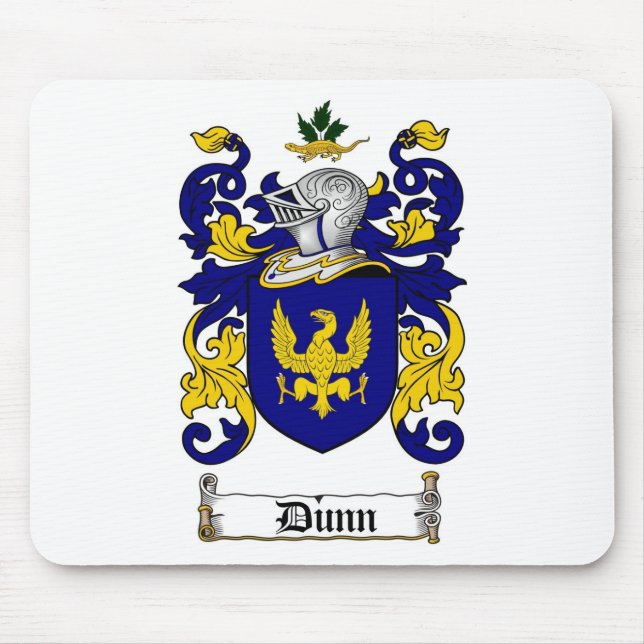 DUNN FAMILY CREST -  DUNN COAT OF ARMS MOUSE PAD (Front)