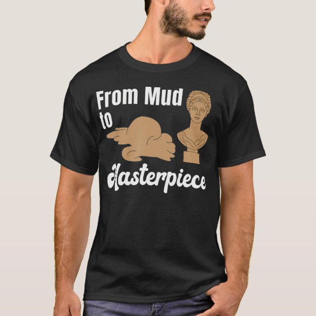 Dunn Pottery Handcrafted Ceramics Collection Clay  T-Shirt (Front)