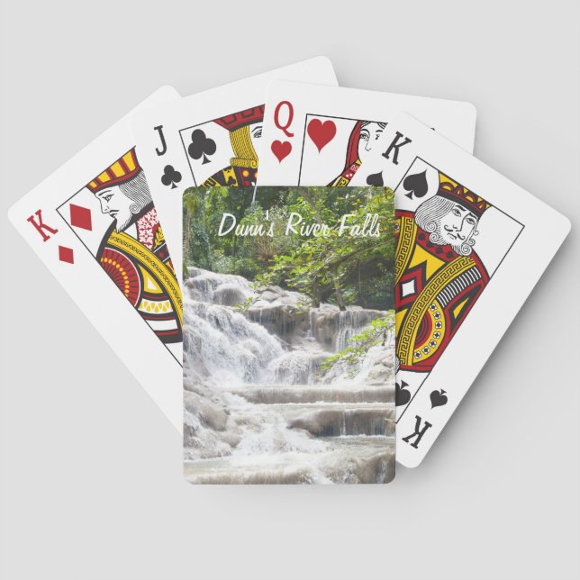 Dunn’s River Falls photo Playing Cards (Back)