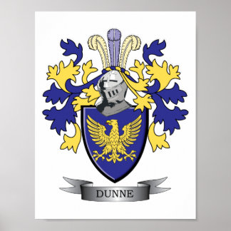 Dunne Coat of Arms Poster