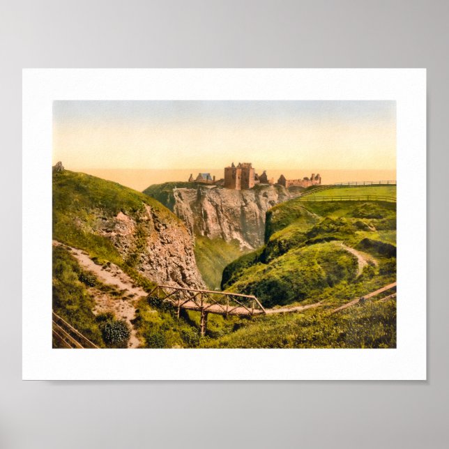 Dunnottar Castle, Stonehaven Scotland Poster (Front)