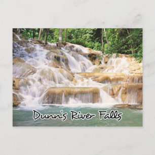 Dunn's River Falls Jamaica closeup Postcard