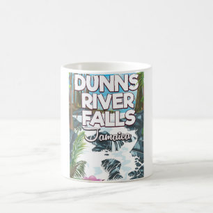 Dunn's River Falls Jamaica travel poster Coffee Mug