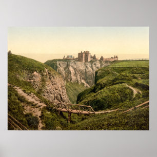 Dunottar Castle, Stonehaven, Scotland Poster