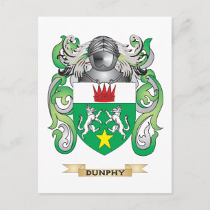 Dunphy Coat of Arms Postcard