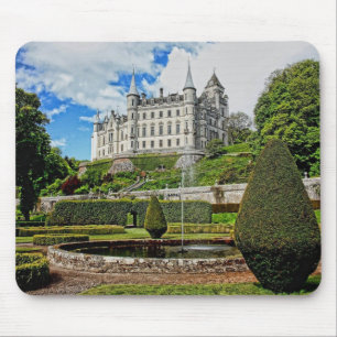 Dunrobin castle architecture photo mouse pad