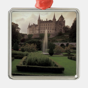 Dunrobin Castle, Scotland Metal Tree Decoration