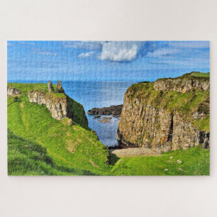 Dunseverick Castle ruins, Antrim, Northern Ireland Jigsaw Puzzle