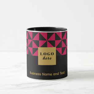 Duo black and pink craft - Business Logo Mug