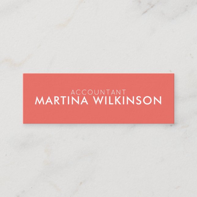 Duo tone name tag style (Front)