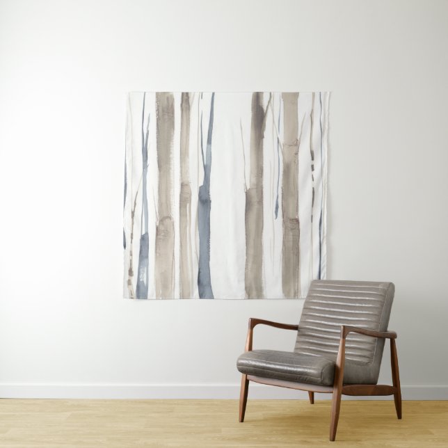 Duo Tone Trees II Tapestry (In Situ)