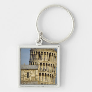 Duomo and Leaning Tower, Pisa, Tuscany, Italy Key Ring