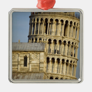 Duomo and Leaning Tower, Pisa, Tuscany, Italy Metal Ornament