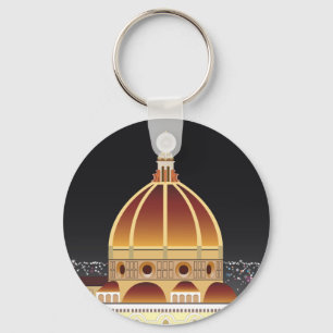Duomo basic button key chain