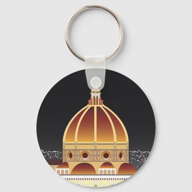 Duomo basic button key chain (Front)
