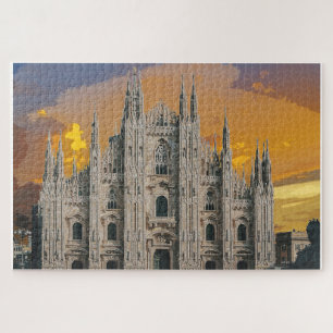 Duomo di Milano Church Milan Italy Jigsaw Puzzle