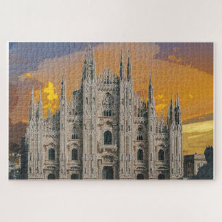 Duomo di Milano Church Milan Italy Jigsaw Puzzle