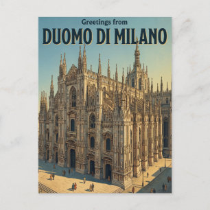 Duomo di Milano Italy Postcard
