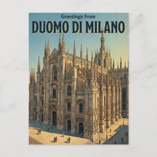 Duomo di Milano Italy Postcard (Front)