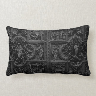Duomo of Milan (Cathedral) door detail 01 Lumbar Cushion