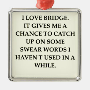 dup;icate bridge metal tree decoration