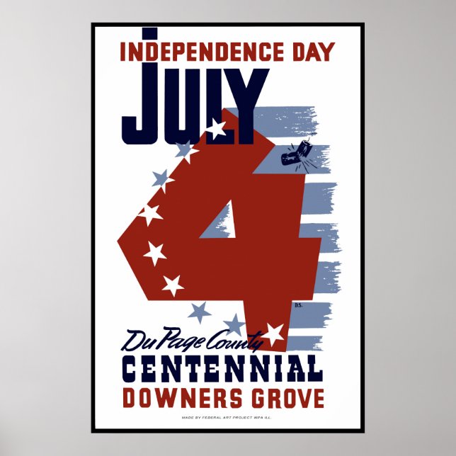 DuPage County Centennial Poster (Front)