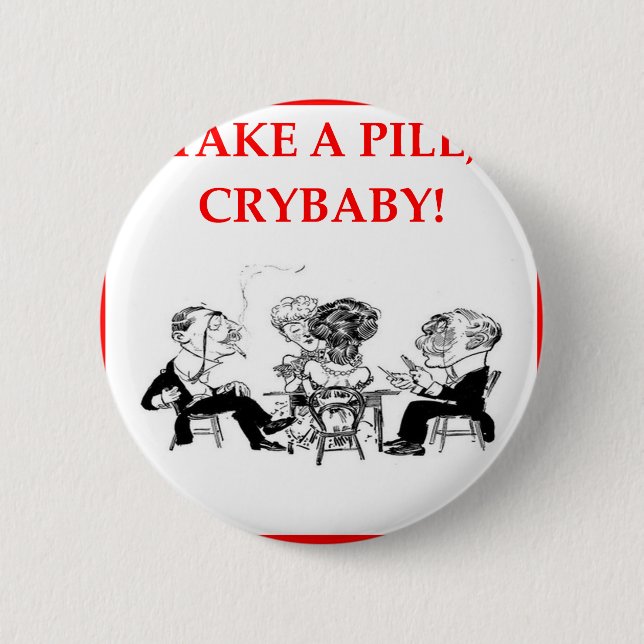 duplicate bridge 6 cm round badge (Front)