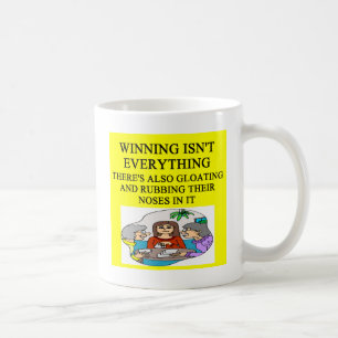 duplicate bridge and game players joke coffee mug