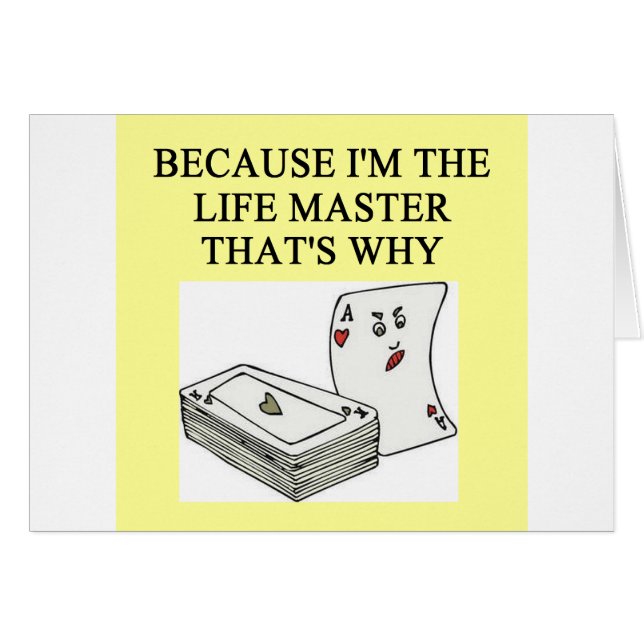 duplicate bridge expert joke (Front Horizontal)